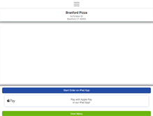 Tablet Screenshot of branfordpizzact.com